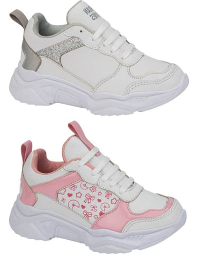 Tenis Urbano Kit Escolar Urban Shoes 207 Multicolor Niñas