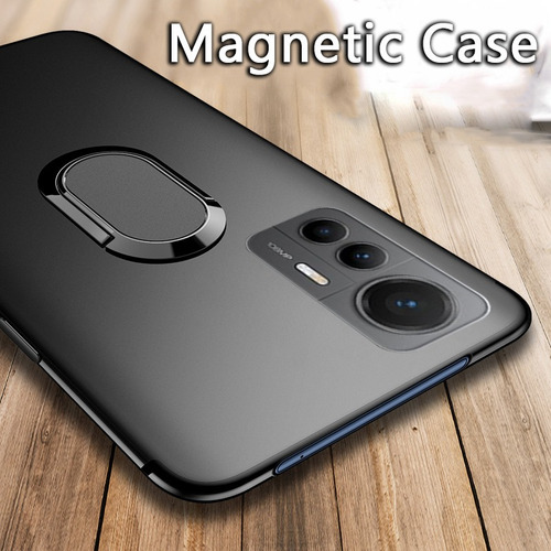 Estojo Fino De Silicone Macio Para Blackview A85 Com Anel