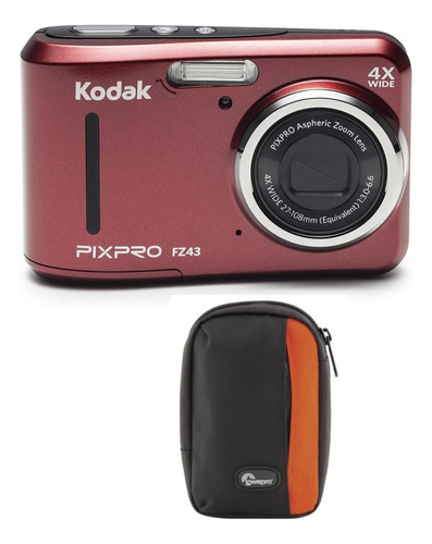 Camara Digital Kodak Pixpro Fz43 16 Mp Rojo