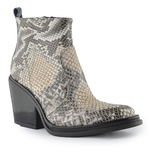 Imagen 3 de 6 de Botitas Botinetas Botas De Mujer De Cuero Olivia - Ferraro