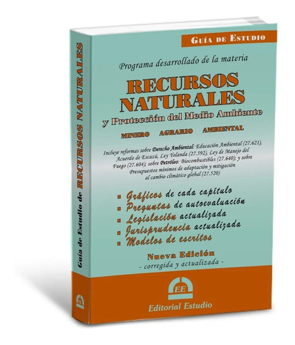 Manual Recursos Naturales y Proteccion del Medio Ambiente Ed Estudio