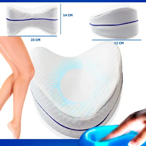 Almohada Para Piernas Ortopédica Cojin Embarazo Andromeda In Blanco