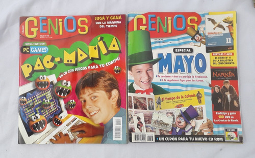 Lote Por Dos Revistas Antigua * Genios * Riquelme / Boca 