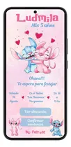 Comprar Invitacion Digital Inteligente Interactiva Stitch Y Angela