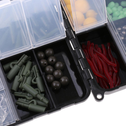 189pcs Kits De Accesorios De Pesca Jig Hooks Sinker Swivel