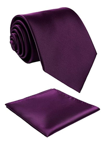 Afortunada Corbata Clásica Para Hombre Cuello De Color Sólid