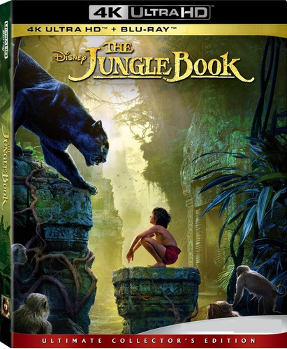 4k Uhd + Blu-ray The Jungle Book / El Libro De La Selva 2016