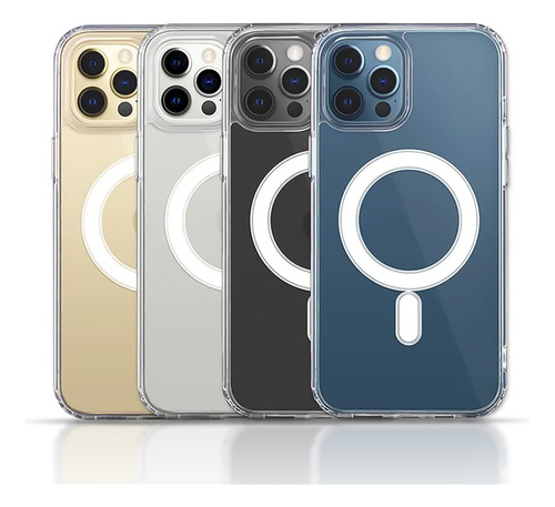 Capa iPhone 13 Magsafe Transparente Antichoque Premium