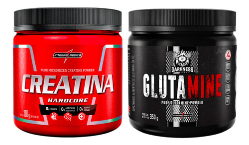 Creatina 300g Integral Médica + Glutamina Integral Médica