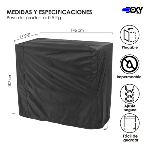Funda Cubierta Protectora Para Asador Exterior Multiusos