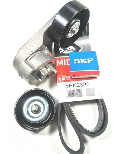 Imagen 3 de 6 de Kit Polyv Ford Ranger 3.0 Powerstroke Rodamientos Skf /gates