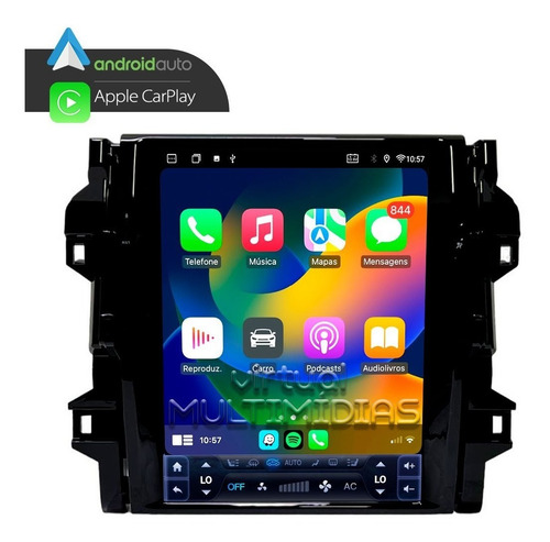 Kit Multimídia Sw4 2017 A 2025 Kronos Tesla 12pol Carplay+4g