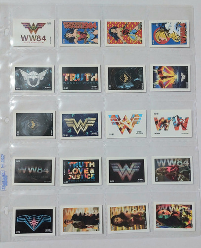Colección Completa 60/60 Stickers Wonder Woman Doritos 2020 (Usado)