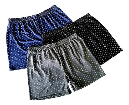 Kit 3 Cueca Samba Canção Short Malha Fria Pijama Dormir Menor preço em Kit 3 Cueca Samba Canção Short Malha Fria Pijama Dormir