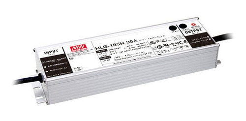 Driver Led Mean Well HLG-185h-24a 24vdc 187.2w 7.8a Io/vo Aj