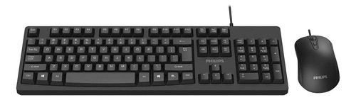 Mouse Y Teclado Cableados Philips Spt6214 Usb - -sdshop