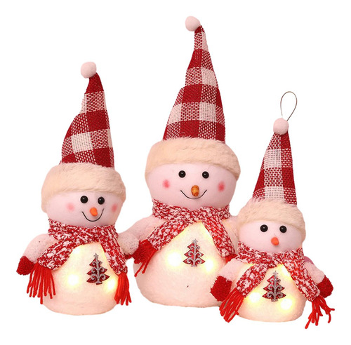 Decoración Navideña, Muñeco De Nieve, Decoración De Mesa