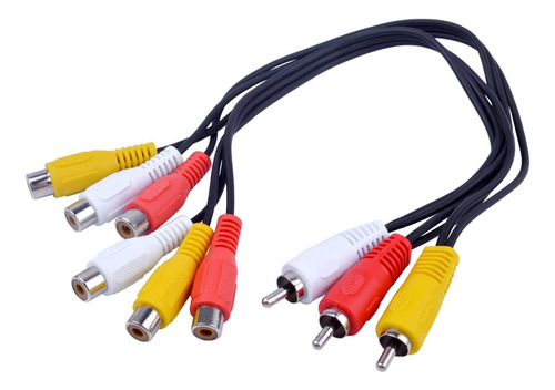 Cables Rca - Bronagrand 3 Rca Macho A Jack A 6 De 12 Pulgada