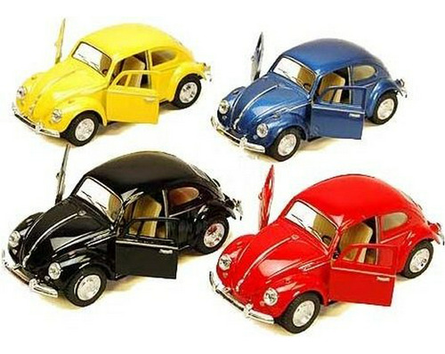 Conjunto De 4: 5  Classic 1967 Volkswagen Escarabajo Escala 