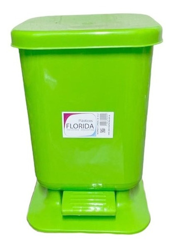 Tacho Cesto Basura Recipiente Residuos Florida Pedal 13 L