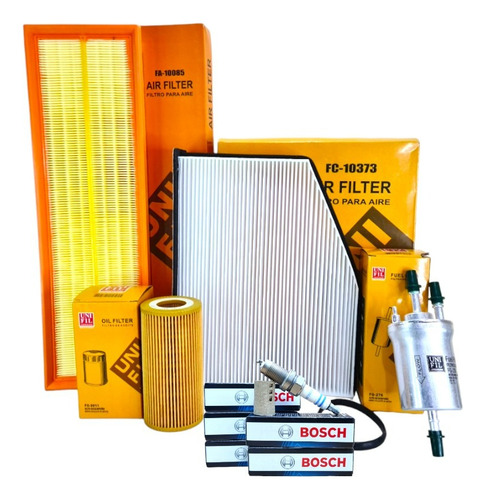 Kit Filtros Vw Bora 2.5l Jetta Mk6 Air Ace Gas A/c & Platino