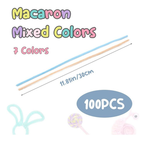Limpiador Tubo Color Mixto Multicolor01,100
