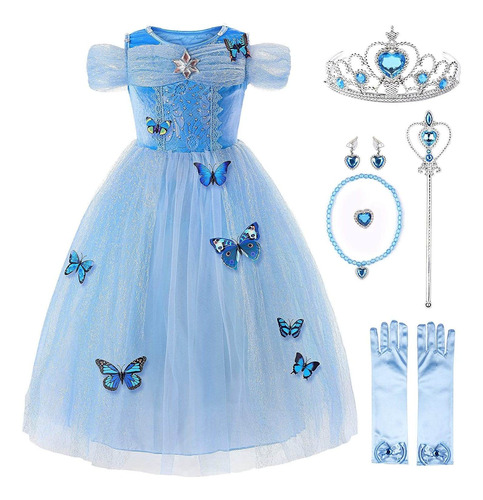 Disfraces De Princesa De Mariposa Para Niñas Talla 4t