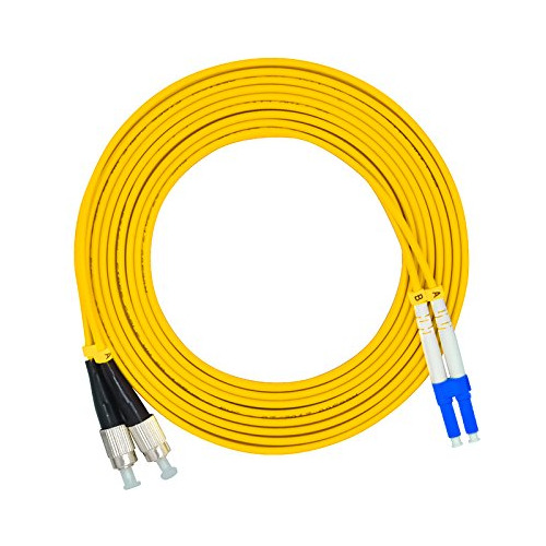 Jeirdus - Cable Ptico De Fibra Ptica (9.8ft, Lc A Fc Duplex 