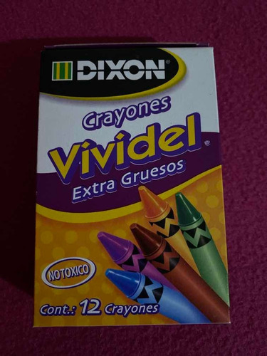 Crayones Vividel Extra Gruesos C/ 12 Crayones