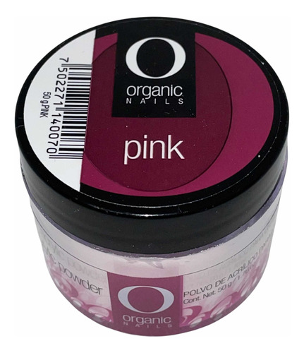 Imagen 1 de 2 de Acrílico Pink 50g By Organic Nails