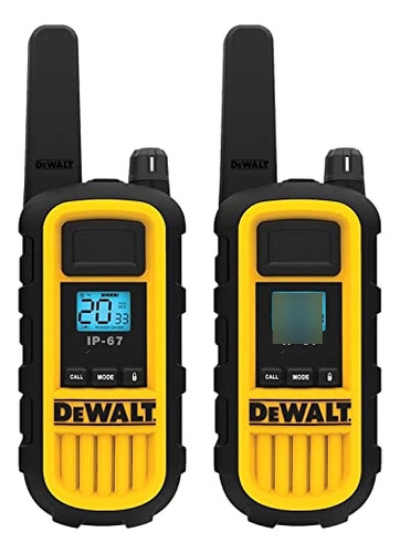 Dewalt Dxfrs800   Walkie Talkies Resistentes De 2 Vatios,