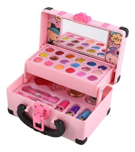 Maquillaje Infantil For Niñas Completo Con Esmalte De Uñas