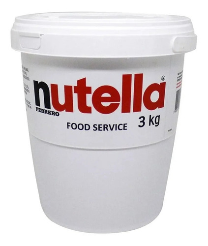 Nutella 3kg Balde Gigante Original Oferta Limitada Preço