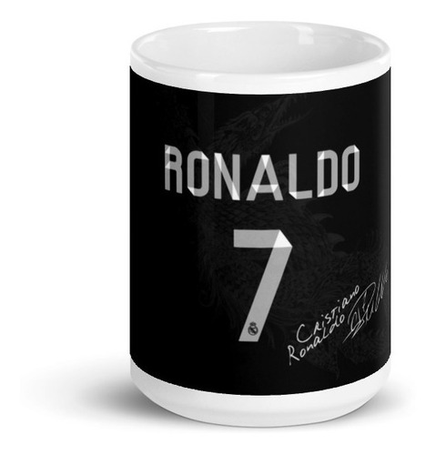 Taza Cristiano Ronaldo Autografo 11 Onzas