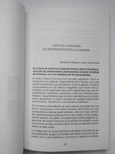 El Referendo De Pastrana : Intinerario De Una Crisis (Usado)