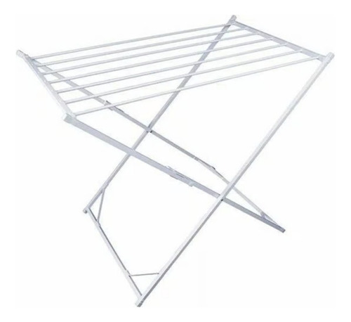 Mini Varal De Chão Que Fecha Sem Abas Dobravel Cor Branco