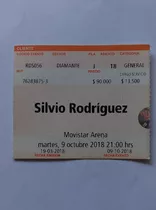 Comprar Entrada Silvio Rodriguez Año 2018