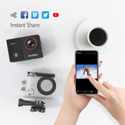 Imagen 8 de 9 de Camara Similar A Gopro / Akaso Ek7000 Pro 4k Resiste Agua