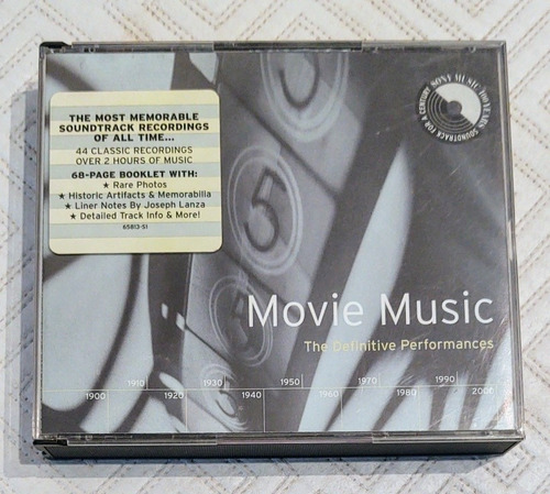 Movie Music The Definitive Performances  Cd Doble Import Ex+