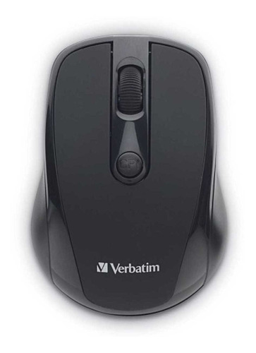 Mouse Verbatim Óptico Inalámbrico Negro