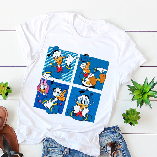 Remera Disney Pato Donald Casa Mickey Mouse Mujer Unisex