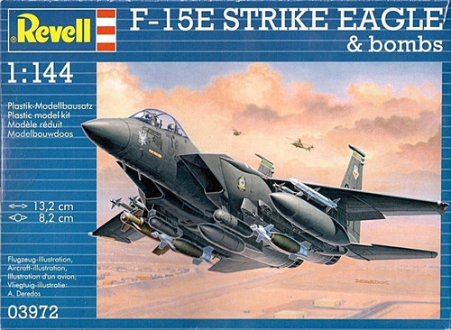 Revell F-15e Strike Eagle & Bombs 3972 1/144 Rdelhobby Mza