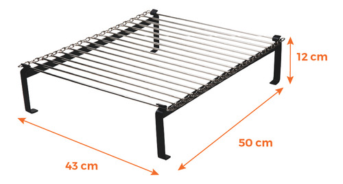 Parrilla Plegable Portatil De Camping Enrollable C/ Funda