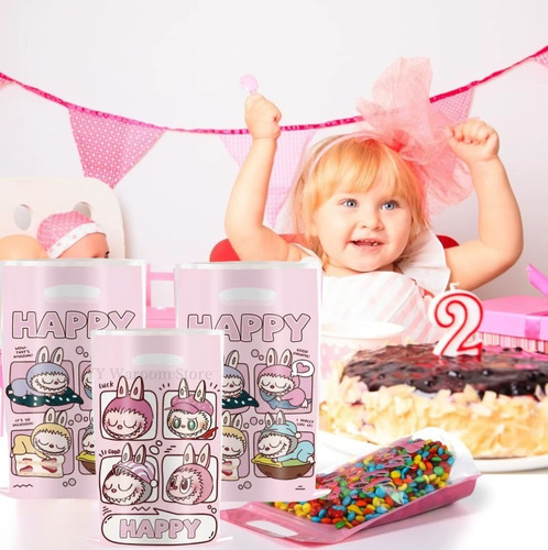 Bolsa Sorpresa De Cumpleaños Piñata La Bubu Dulces Labubu Happy