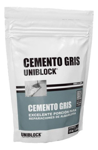 Cemento Gris Uniblock 4.5 Kg