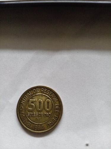 Vendo Moneda De 500 Soles De Oro 1984