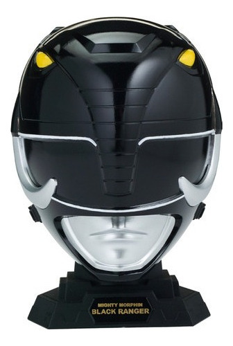 Casco Para Niño De Power Ranger Negro Mighty Morp