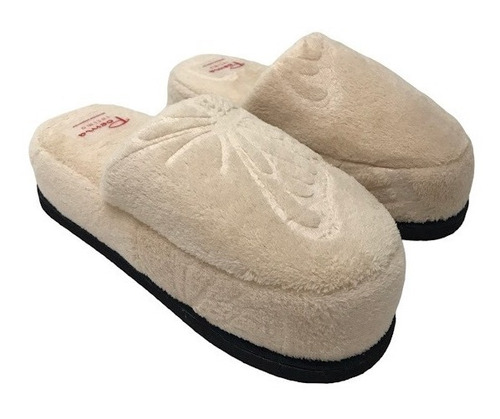 Pantuflon Pantufla Peluche Labrado 35 Al 40 Poema 735