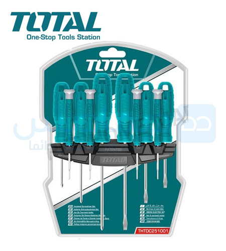 Juego De Destornilladores Total 10 Piezas