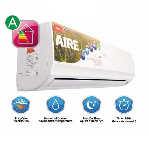 Aire Acondicionado Tcl Sense Eco 3200w Eficiencia A